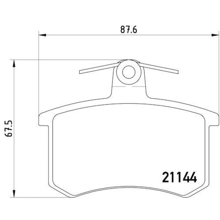Pagid Brakes Disc Brake Pad, 355017951 355017951